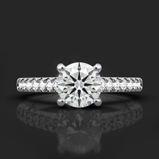 Engagement Diamond Ring 14k