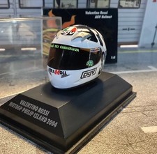 MINICHAMPS VALENTINO ROSSI HELMET, PHILIP ISLAND 2004 1:8 TH SCALE