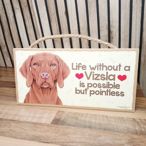 Vizsla dog wall plaque life - vizsla, "life