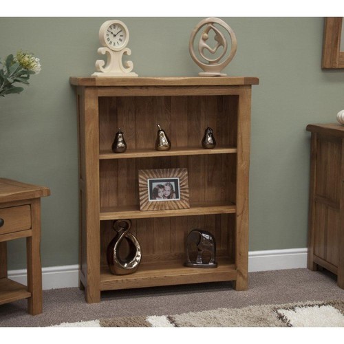 Solid oak small - small, bookcase