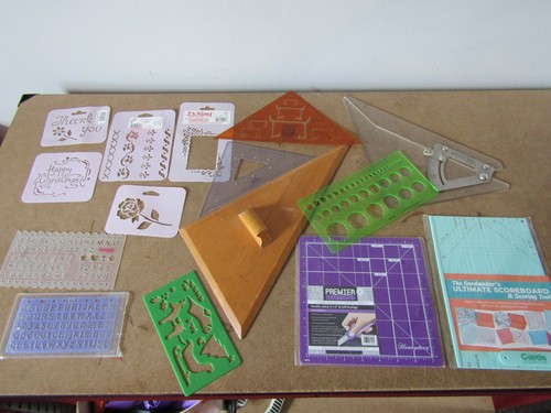 Collection stencils - collection, of