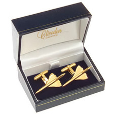 Concorde 22 Carat Gold Plated Cufflinks
