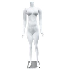 White Female headless mannequin full body Fiberglass