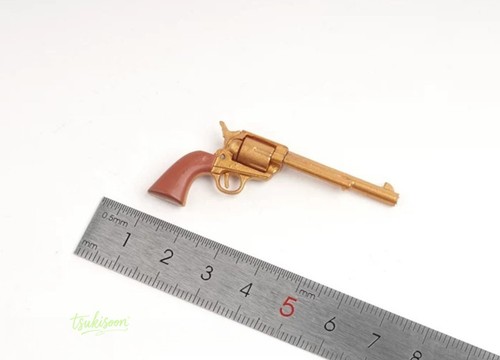 Unique golden cowboy pistol - golden,