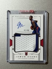 Jawun Evans LA Clippers Panini