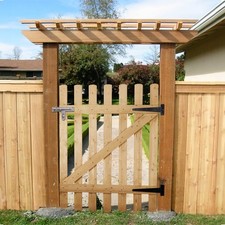 Wooden Picket Garden Gate