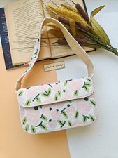 Pink Oranges beaded Shoulder