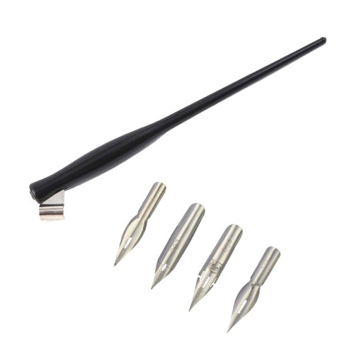 Oblique dip pen set - set,