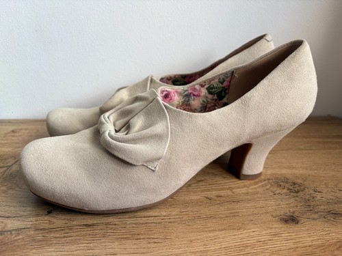 Hotter light beige - beige, suede
