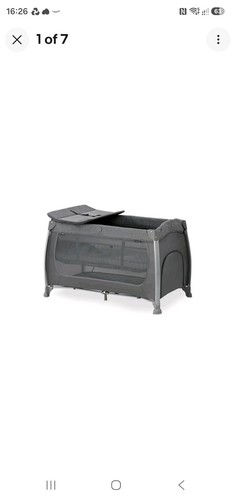 Hauck nordic travel cot - nordic, grey