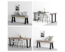 Black Industrial Table Legs-
