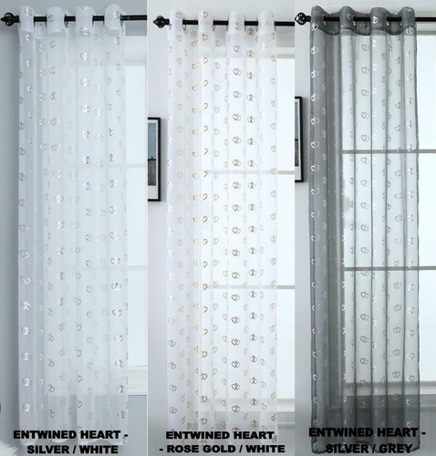 Hearts entwined voile - entwined,
