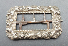 Antique silver shoe buckle