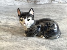 Babbacombe Pottery Sweet Lownds Pateman Black Cream Cat Ceramic Ornament