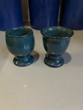 Denby Greenwich Egg Cups X2