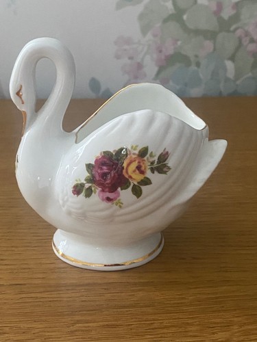 Vintage swan fine - vintage, bone