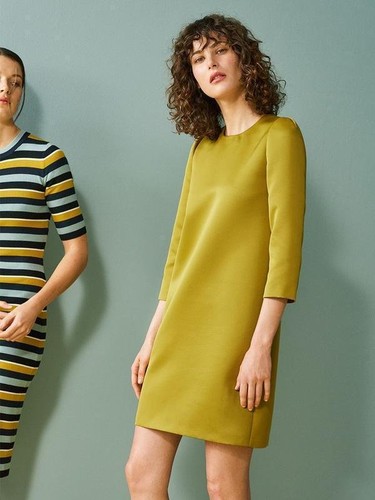 Women hallhuber dress mustard - women,