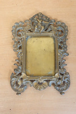 Vintage Brass Cherubs Ornate Photo Frame Antique Picture - Wall Mounted?