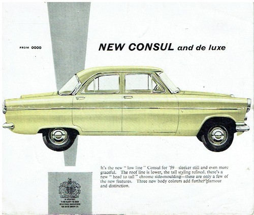 Ford consul mk2 - ford, saloon