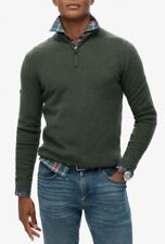 Superdry Men's Studios Merino Henley Sweatshirt SIZES 2XL RRP 59. 99