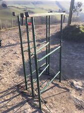 painted builders tressels 