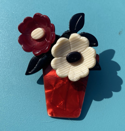 Vintage lea stein flower - lea,