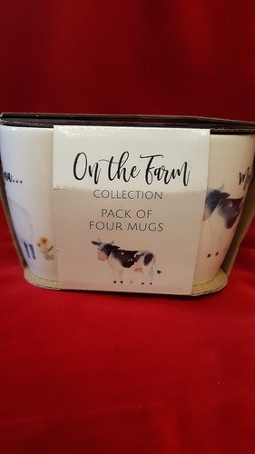 The farm animal mugs - on,