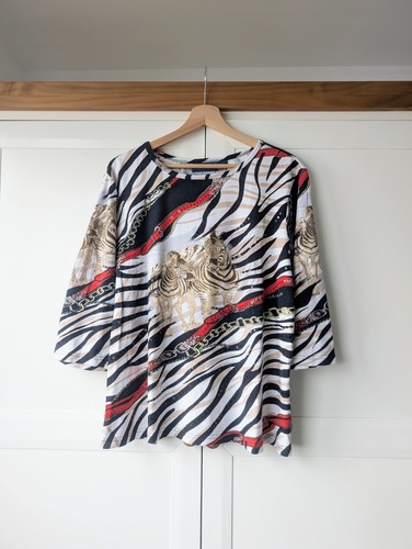 Artscapes graphic print top - artscapes,