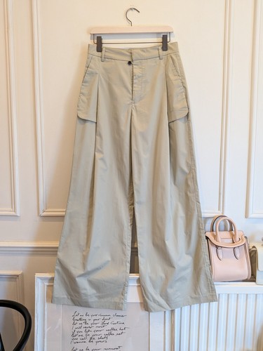 Zara beige wide leg - zara,