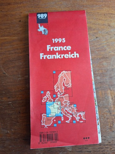 1995 michelin map france - michelin,
