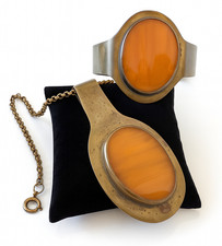 1970s Chunky Vtg TRIKA Orange