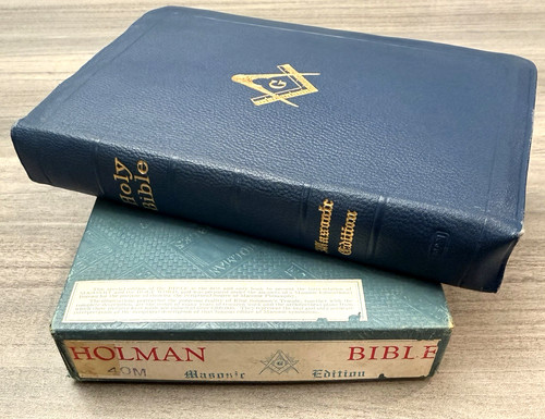 1940 holy bible masonic - holy,