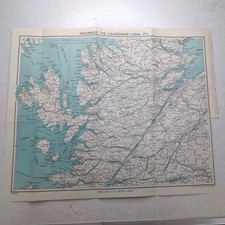 Original 1948 Map Of Inverness
