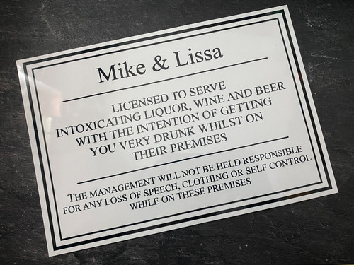 Personalised licensed alcohol - licensed,