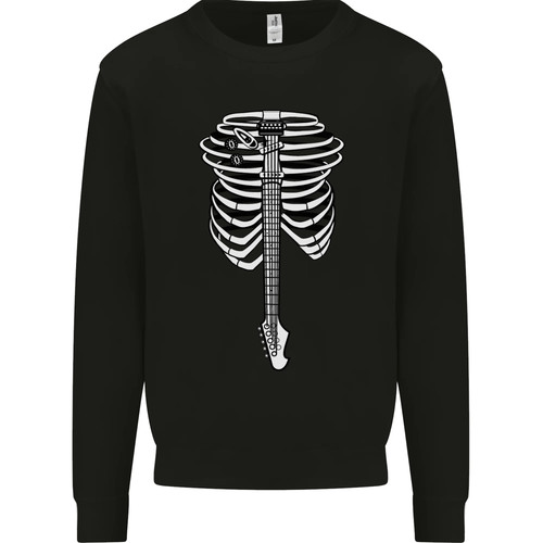 Electric guitar ribs - ribs, guitarist