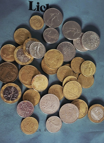 Job lot french coins - lot,
