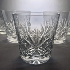 5 Whiskey Tumblers Crystal