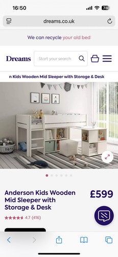 Dreams anderson kids wooden - anderson,