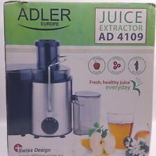 Adler Europe Juicer Extractor Machine Whole Juice Fruit Vegetable AD 4109 400w