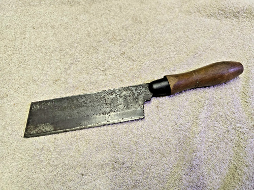 Large vintage hacking knife - large,