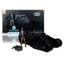 McFarlane Toys DC Multiverse Tumbler & Lucius Fox 7" Gold Label Vehicle Set