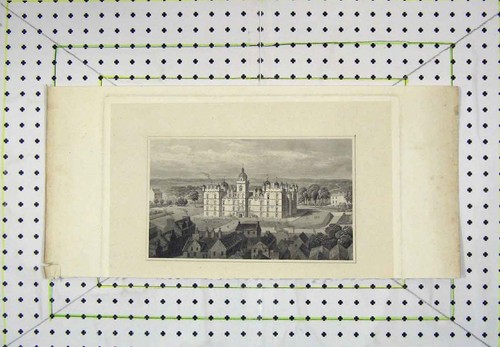 Original old antique print - original,