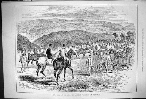 Old 1882 meet devon somerset - 1882,
