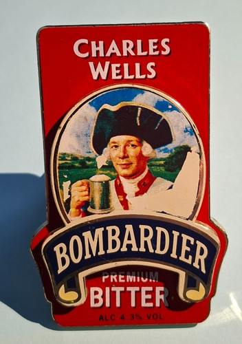 Beer pump clip badge - , charles