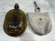 WWII RKKA USSR 1931 Military Water Bottle Flask Brown Glass Canteen 0,75 Urshel