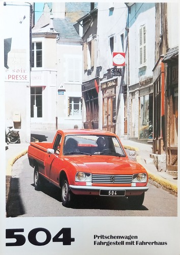 Peugeot 504 flatbed truck 1981 - 504,