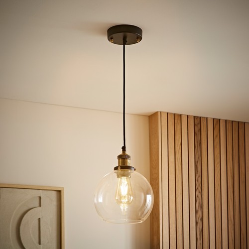 Steampunk clear glass - glass, shade