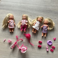 Simba Baby Girl Dolls Bundle: 4 Dolls, Bike Shoes
