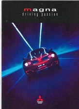 Mitsubishi Magna VR-X Features, Options And Cardboard Model