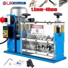 Electric Wire Stripping Machine Cable Stripper 1.5mm-38mm Copper Recycle Tool UK